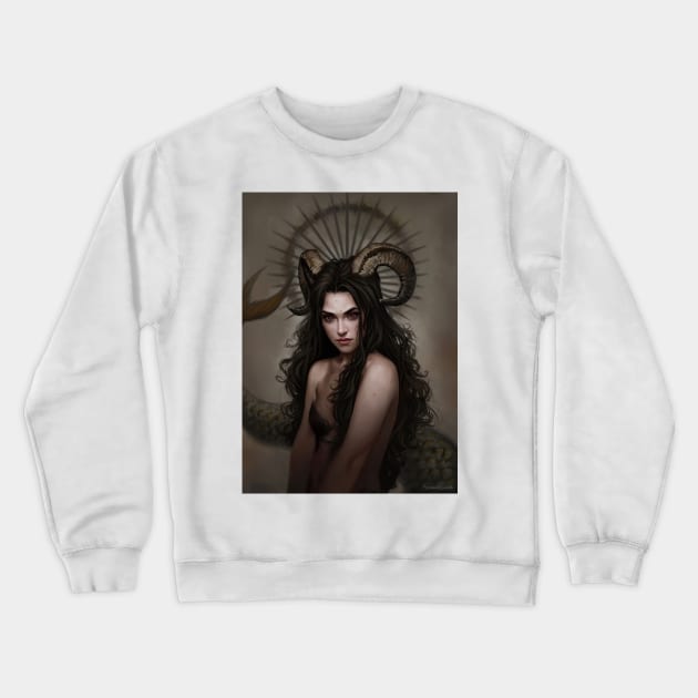 Capricorn Crewneck Sweatshirt by fdasuarez